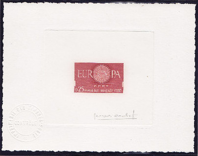 France_1960_Yvert_1266-Scott_970_dark-red_b