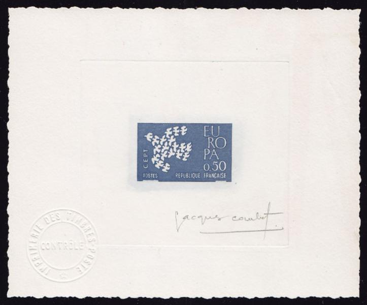 France_1961_Yvert_1310-Scott_1006_blue