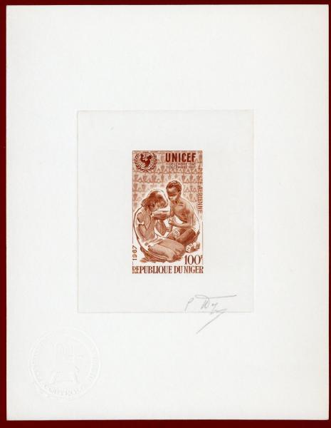 Niger_1967_Yvert_PA78-Scott_C78_brown_a