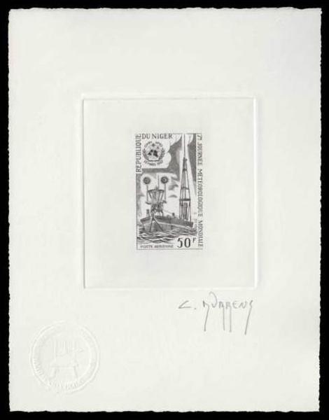 Niger_1967_Yvert_PA71-Scott_C71_black_eb