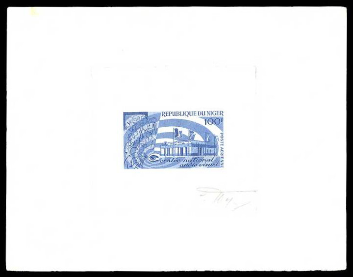 Niger_1967_Yvert_PA73-Scott_C73_blue
