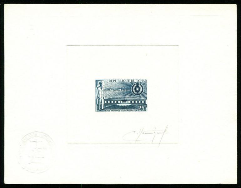 Chad_1968_Yvert_153-Scott_155_blue_a
