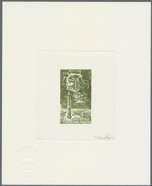 FSAT_1980_Yvert-Scott_unissued_4f55_unadopted_Satellite_Exosat_dark-olive-green_aa_AP