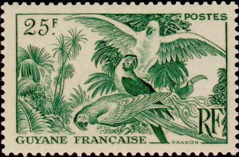 Fr_Guyana_1947_Yvert_216-Scott_207