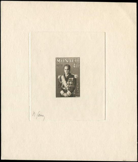 Monaco_1956_Yvert_450a-Scott_360_unadopted_Rainier_III_dark-brown_ba_AP