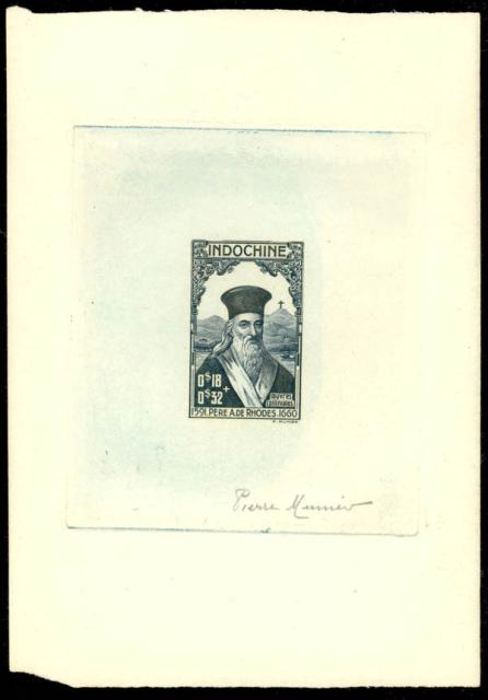 Indochine_1944_Yvert_288a-Scott_unadopted_Alexandre_de_Rhodes_deep-blue_AP