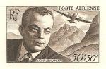 France_1948_Yvert_PA21-Scott_CB1_dark-brown_d_detail