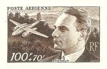 France_1948_Yvert_PA22-Scott_CB2_sepia_detail