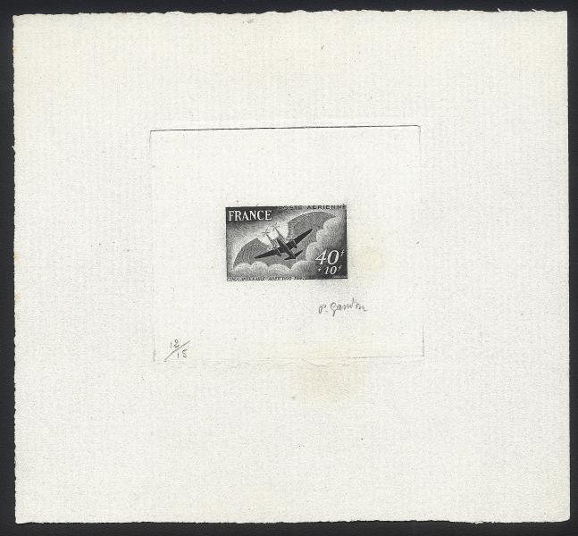 France_1948_Yvert_PA23-Scott_CB3_black_f