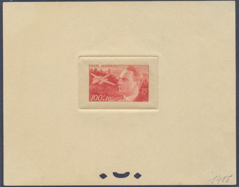 France_1948_Yvert_PA22-Scott_CB2_red_1415
