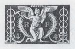 France_1944_Yvert_669a-Scott_503a_unadopted_4f_Angel_Paix_Type_1_black_a_AP_detail