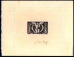 France_1944_Yvert_669a-Scott_503a_unadopted_4f_Angel_Paix_Type_1_black_d_AP
