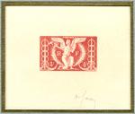 France_1944_Yvert_669a-Scott_503a_unadopted_4f_Angel_Paix_Type_1_red_d_AP