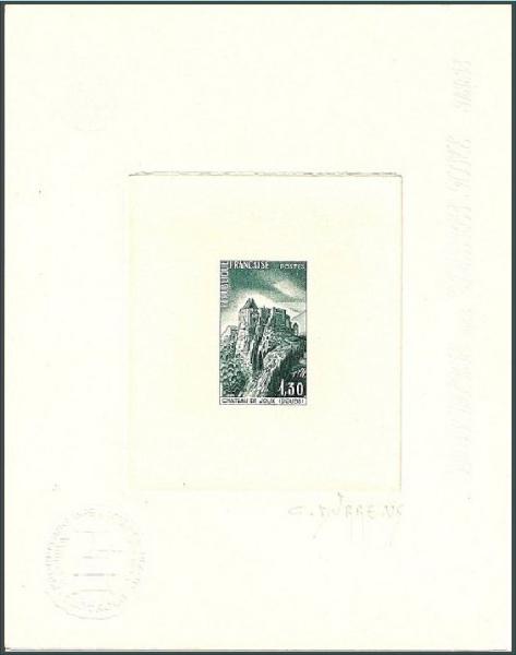 France_1965_Yvert_1441-Scott_1132_dark-green