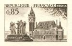 France_1961_Yvert_1316-Scott_1012_etat_dark-brown_detail