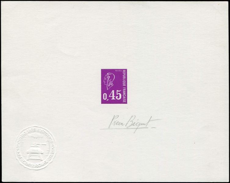 France_1971_Yvert_1663-Scott_1292_lilac_typo