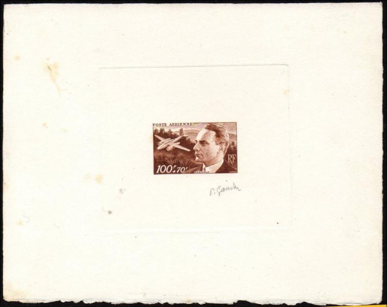 France_1948_Yvert_PA22-Scott_CB2_brown_c