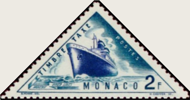 Monaco_1953_Yvert_Taxe_41-Scott_J40a