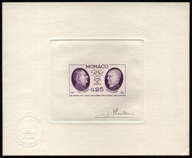 Monaco_1976_Yvert_1045a-Scott_1011_unadopted_Jean_and_Jerome_Tharaud_lilac_aa_AP
