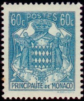 Monaco_1943_Yvert_253-Scott_153A