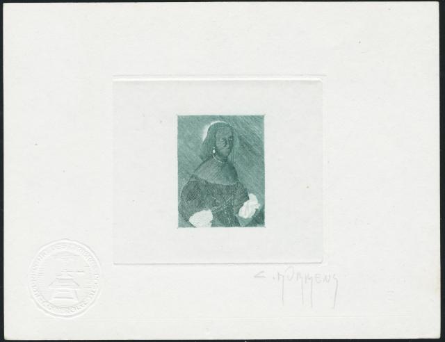 Monaco_1970_Yvert_846a-Scott_775_unadopted_Charlotte_de_Grammont_negative_dark-green_a_AP