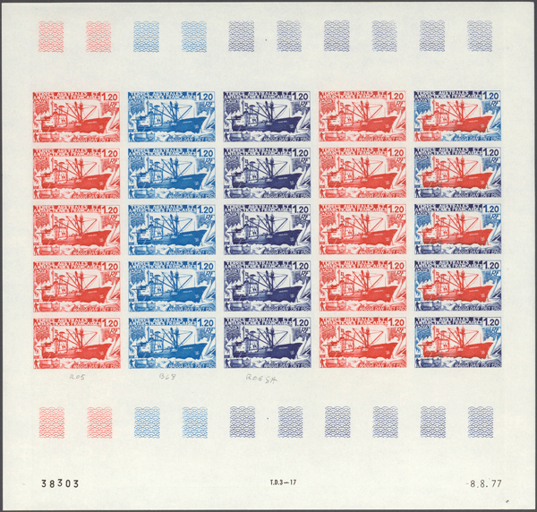FSAT_1977_Yvert_66-Scott_74_full_sheet_aa