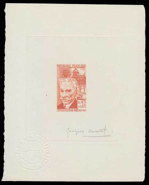 France_1962_Yvert_1349-Scott_B363_orange-red