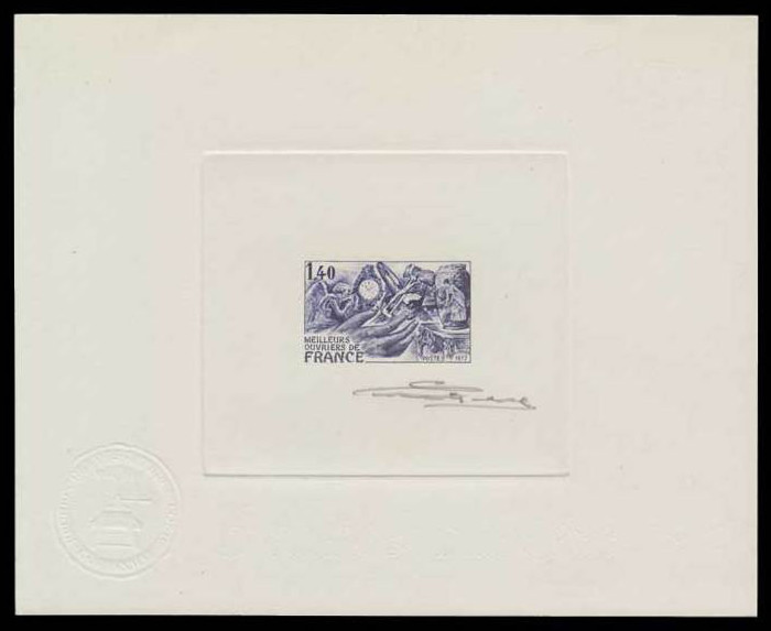 France_1977_Yvert_1952-Scott_1556_blue-violet_c