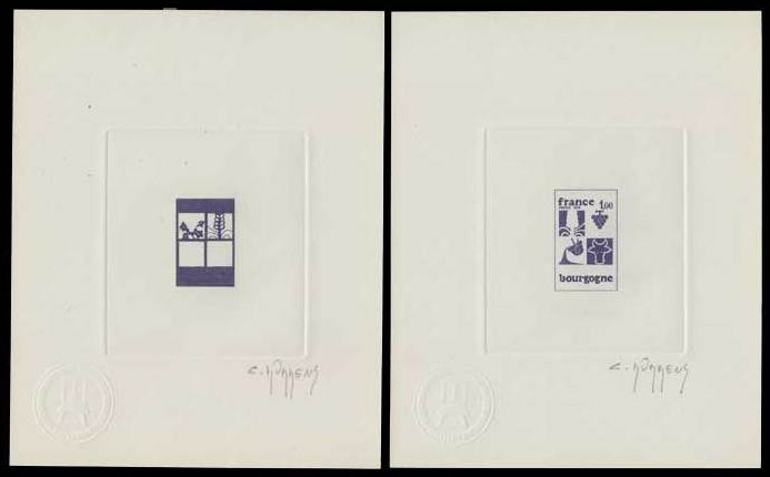 France_1975_Yvert_1848-Scott_1441_positive_+_negative_dark-violet