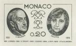 Monaco_1976_Yvert_1044a-Scott_1010_unadopted_Maurois_and_Colette_black_b_AP_detail