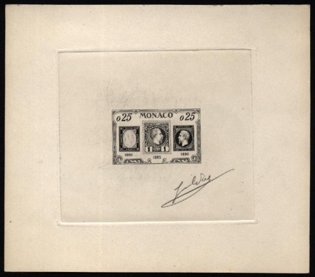 Monaco_1960_Yvert_525a-Scott_461_unadopted_Timbre_monegasque_etat_black_aa_AP
