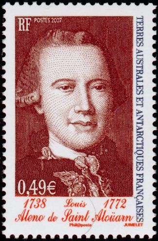FSAT_2007_Yvert_454-Scott_49c_Luois_Aleno_de_Saint_ALOÜARN_IS