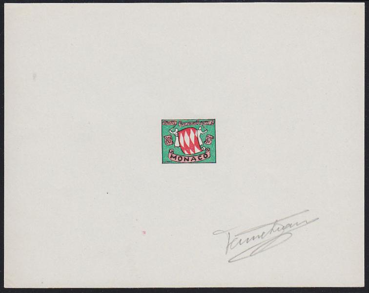 Monaco_1954_Yvert_407-Scott_314_multicolor_typo_e