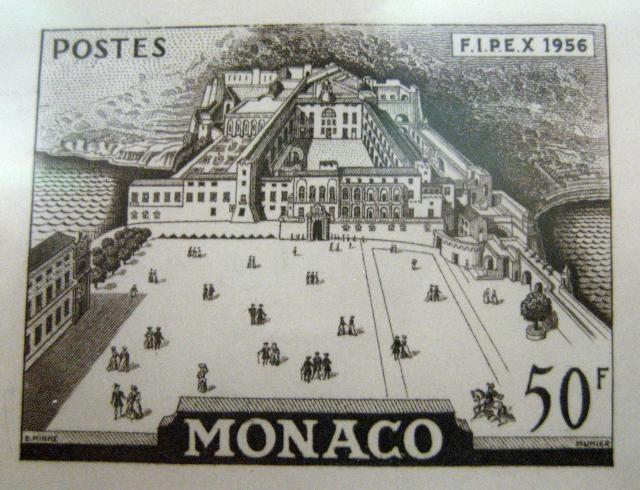Monaco_1956_Yvert_451a-Scott_361_unadopted_Prince's_Palace_sepia_ATP_detail_a