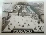 Monaco_1956_Yvert_451a-Scott_361_unadopted_Prince's_Palace_sepia_ATP_detail_a