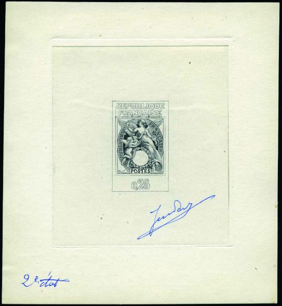 France_1964_Yvert_1414-Scott_1084_3eme_etat_black_aa