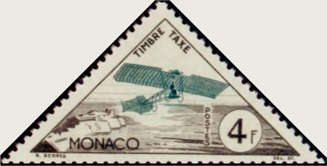 Monaco_1953_Yvert_Taxe_44-Scott_J42a