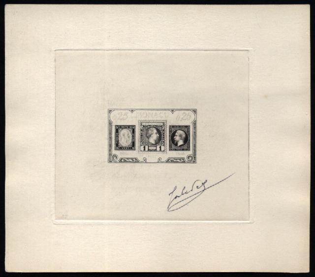 Monaco_1960_Yvert_525a-Scott_461_unadopted_Timbre_monegasque_3eme_etat_black_a_AP