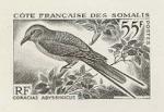 Somali_Coast_1967_Yvert_328a-Scott_309_unadopted_bird_instead_of_Afars_black_b_AP_detail