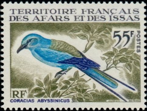 Somali_Coast_1967_Afars_1967_Yvert_332-Scott_313_bird_IS