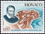 Monaco_1976_Yvert_1067-Scott_1038_St_Vincent-de-Paul_b_IS