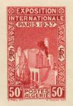 Algeria_1937_Yvert_128a-Scott_110_unadopted_dark_background_Expo_Paris_carmine-red_AP_detail