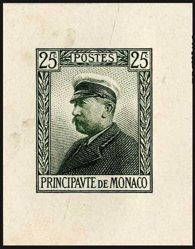 Monaco_1922_Yvert_54a-Scott_40_unadopted_Albert_I_dark-green_AP