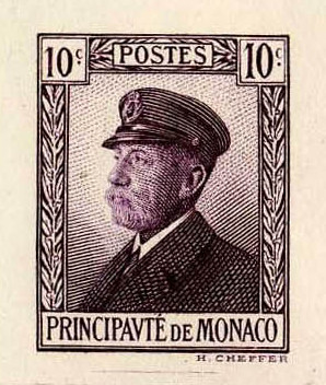 Monaco_1922_Yvert_54b-Scott_40_unadopted_10c_Albert_I_violet_1510_Lx_COLL_detail