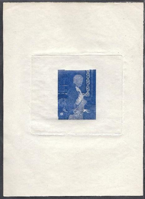 Monaco_1969_Yvert_PA94b-Scott_C76_unissued_in_TD_Napoleon_horizontal_die_with_frame_negative_blue_ab_AP