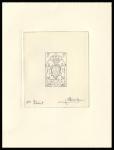 Monaco_1954_Yvert_411a-Scott_318_unissued_in_TD_armoirie_1er_etat_black_c_AP