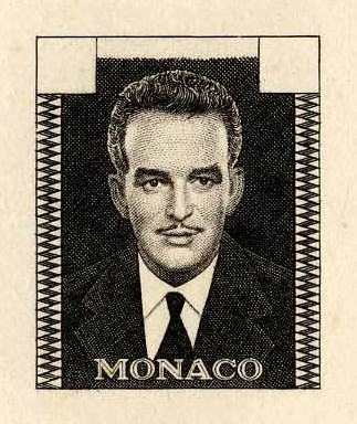 Monaco_1956_Yvert_478b-Scott_391_unadopted_Rainier_III_etat_black_AP_detail