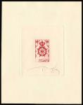Monaco_1958_Yvert_490a-Scott_410_unadopted_St-Charles_Order_1er_etat_red_AP