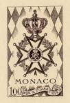 Monaco_1958_Yvert_490a-Scott_410_unadopted_St-Charles_Order_sepia_aa_ATP_detail