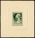 Monaco_1959_Yvert_PA72b-Scott_C55_unadopted_1000f_Grace_et_Rainier_III_maigre_green_b_AP